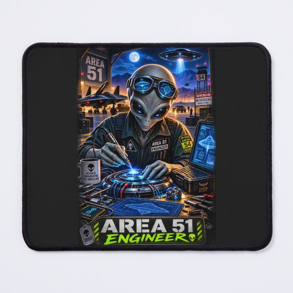 Item preview, Area 51 Engineer designed and sold by aliengalaxiesglobal.