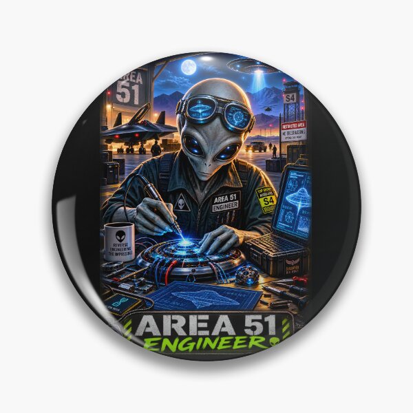 Item preview, Area 51 Engineer designed and sold by aliengalaxiesglobal.