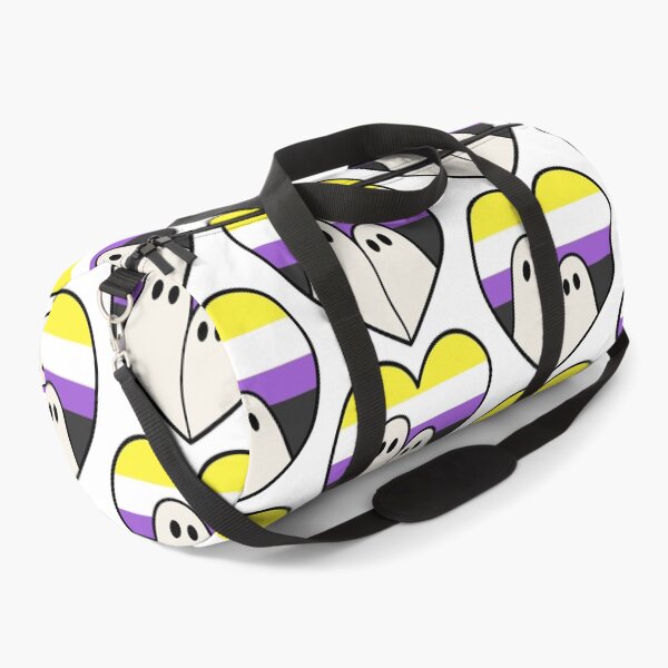 Item preview, Non binary Ghost Couple – Halloween LGBTQ Pride Heart designed and sold by Cannaxes Studio.