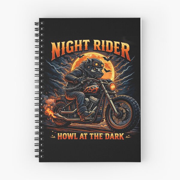 Item preview, Night Rider Wolf – Howl at the Dark Artwork designed and sold by Dogandesighn.