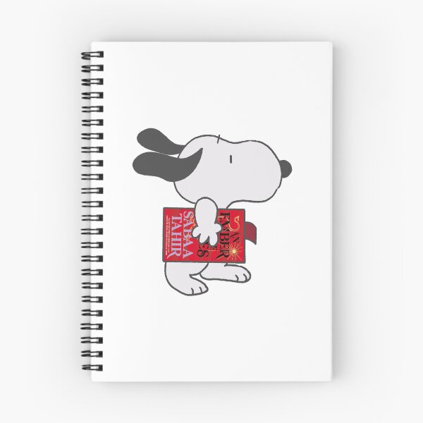 Item preview, snoopy reading an ember in the ashes designed and sold by liveawhimsylife.