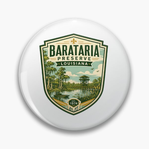 Item preview, Barataria Preserve Louisiana Est 1974 Nature Explorer Travel designed and sold by Simsimah26Parks.