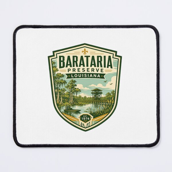 Item preview, Barataria Preserve Louisiana Est 1974 Nature Explorer Travel designed and sold by Simsimah26Parks.