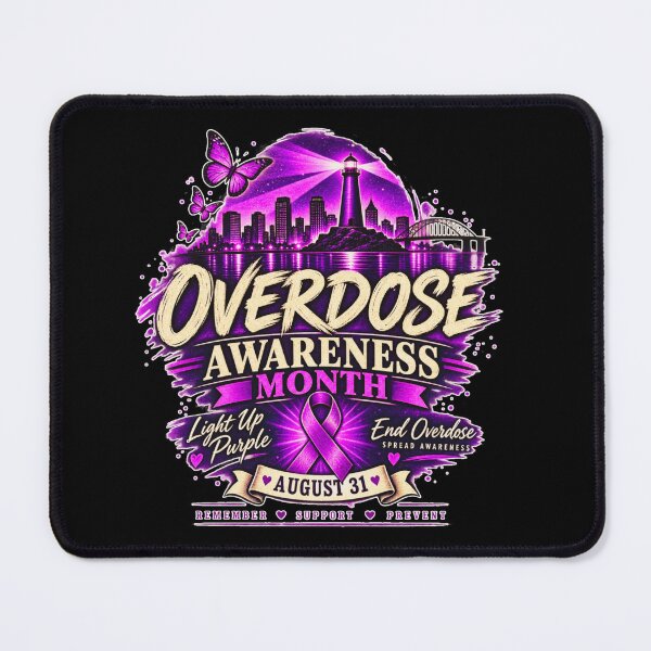 Item preview, Overdose Awareness Month Beautiful Violet Memory Design designed and sold by DarkRelicStudio.