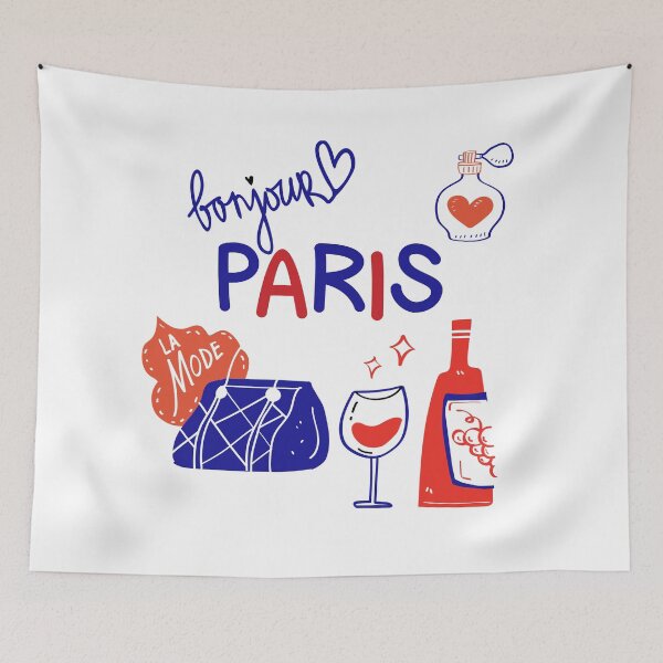 Item preview, Hello Paris! designed and sold by ImaginARTDesign.