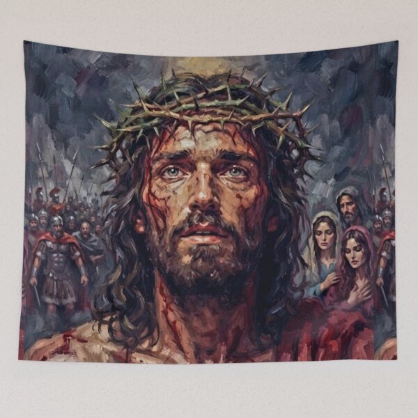 Item preview, The Passion of the Christ Fine Art Tribute designed and sold by Art's Diner.