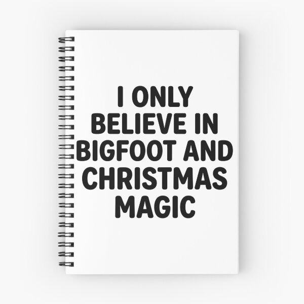 Item preview, I Only Believe In Bigfoot And Christmas Magic Funny Sasquatch Holiday Humor designed and sold by raedattia.