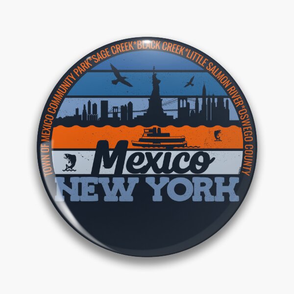 Item preview, Mexico New York Sunset Retro Vintage Local Pride Logo designed and sold by CRHPOD20.