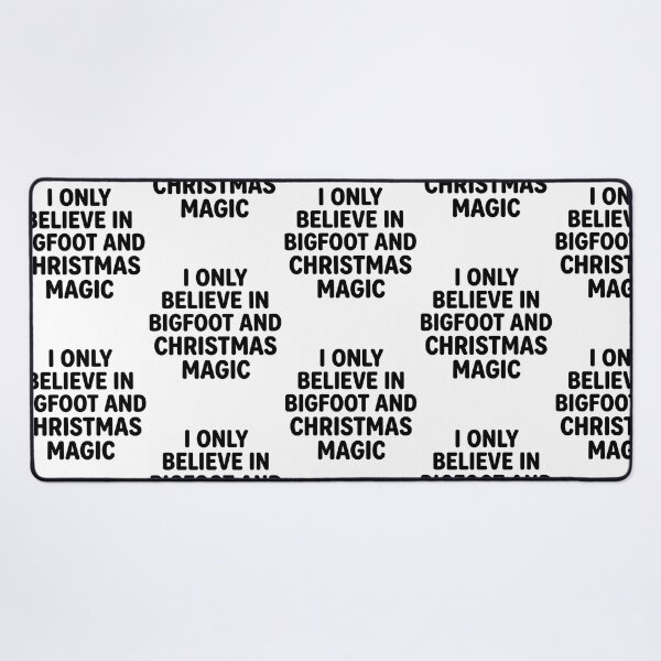 Item preview, I Only Believe In Bigfoot And Christmas Magic Funny Sasquatch Holiday Humor designed and sold by raedattia.