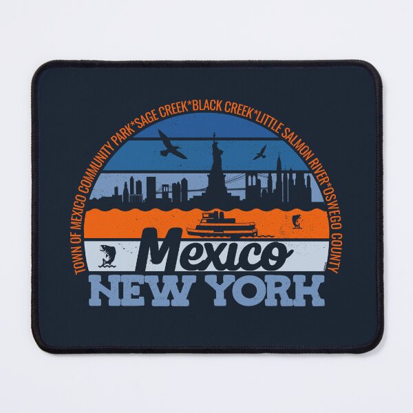 Item preview, Mexico New York Sunset Retro Vintage Local Pride Logo designed and sold by CRHPOD20.