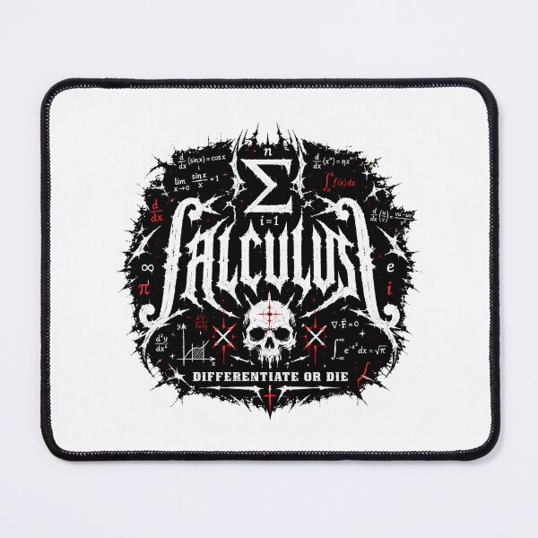 Item preview, Calculus Death Metal Skull Differentiate Or Die designed and sold by chattsuede.