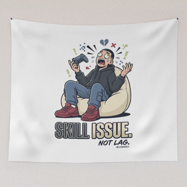 Item preview, Skill Issue Funny Gaming Shirt | Gamer Meme Shirt designed and sold by SAJ Design Studio.