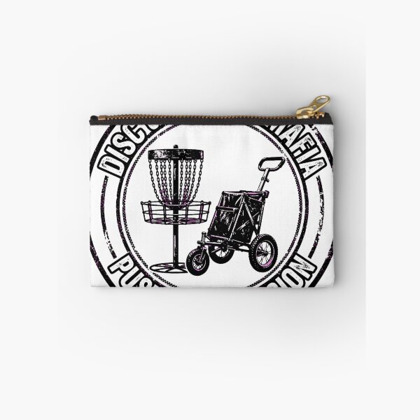 Item preview, Disc Golf Cart Mafia Push Cart Division Disc Golf Basket Badge  designed and sold by VYBE DARK Studio.