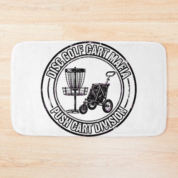 Item preview, Disc Golf Cart Mafia Push Cart Division Disc Golf Basket Badge  designed and sold by VYBE DARK Studio.