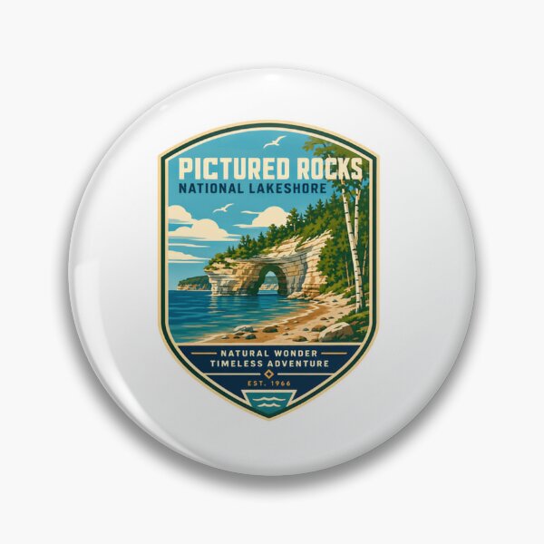 Item preview, Pictured Rocks National Lakeshore Michigan Travel Adventure Hiking designed and sold by Simsimah26Parks.