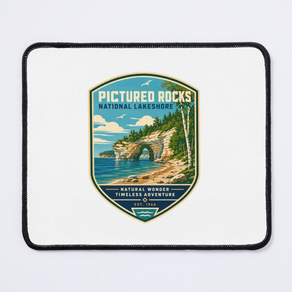 Item preview, Pictured Rocks National Lakeshore Michigan Travel Adventure Hiking designed and sold by Simsimah26Parks.