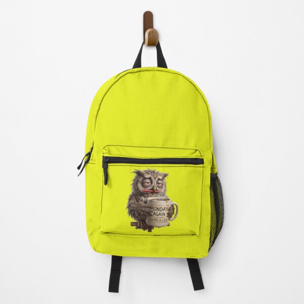 Item preview, Funny 3D Owl Teacher Drinking Coffee - School Humor designed and sold by CoffeeAndChao.