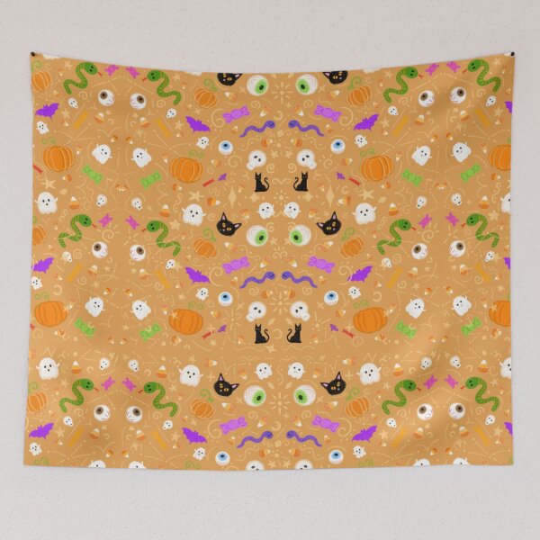 Item preview, Halloween Repeat Print designed and sold by ClarissaDoodles.