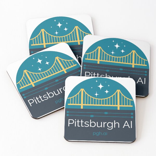 Item preview, Logotipo verde azulado de Pittsburgh AI PghAi designed and sold by PittsburghAI.