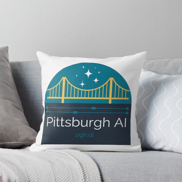 Item preview, Logotipo verde azulado de Pittsburgh AI PghAi designed and sold by PittsburghAI.