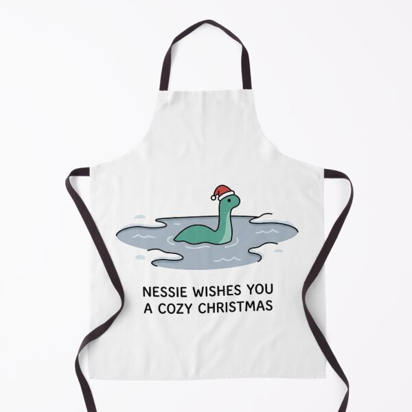 Item preview, Nessie Wishes You A Cozy Christmas Cute Loch Ness Monster Holiday designed and sold by raedattia.