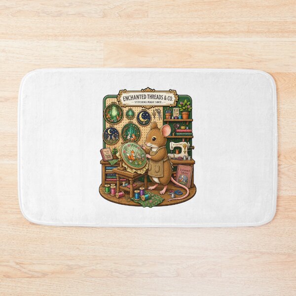 Item preview, Enchanted Threads & Co. | Magical Mouse Embroidery | Woodland Stitching & Sewing designed and sold by MrDev.