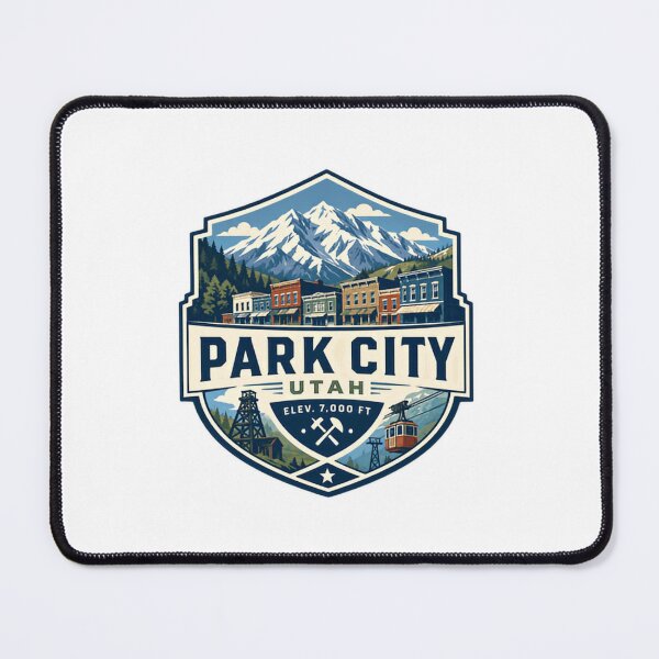 Item preview, Park City Utah Elev. 7,000 Ft Ski Resort Mountain Town Souvenir designed and sold by Simsimah26Parks.