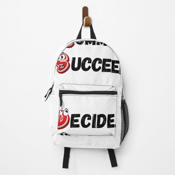 Item preview, Motivational Cartoon | Decided. Committed. Succeeded. designed and sold by ImaginARTDesign.
