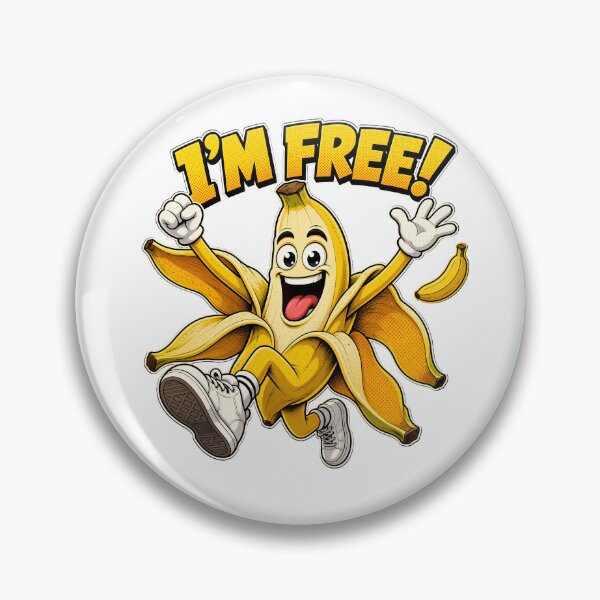 Item preview, I’m Free Banana Comic Cartoon Design designed and sold by TshirtsOnline-.