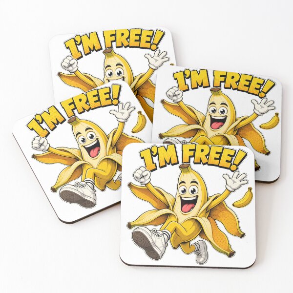 Item preview, I’m Free Banana Comic Cartoon Design designed and sold by TshirtsOnline-.