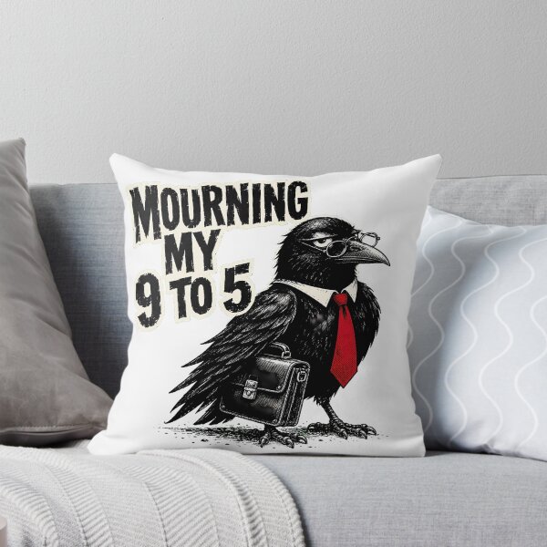 Item preview, Corporate Crow Burnout Mourning My 9 to 5 designed and sold by chattsuede.