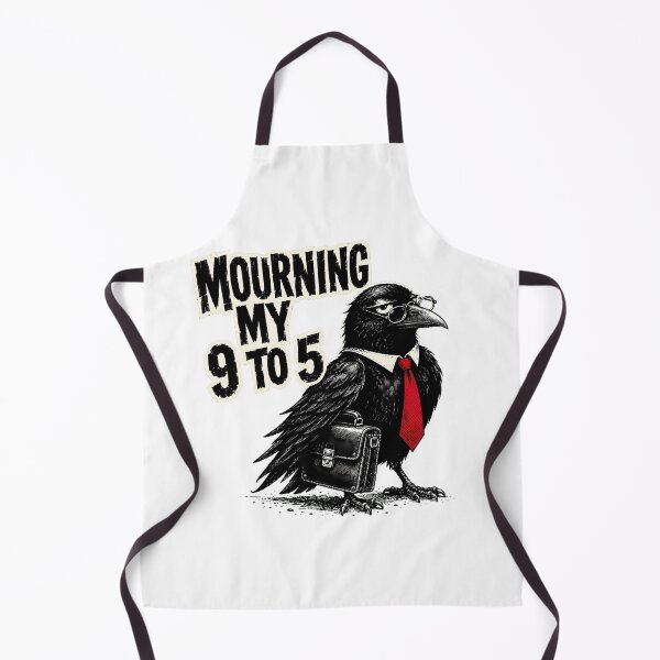 Item preview, Corporate Crow Burnout Mourning My 9 to 5 designed and sold by chattsuede.