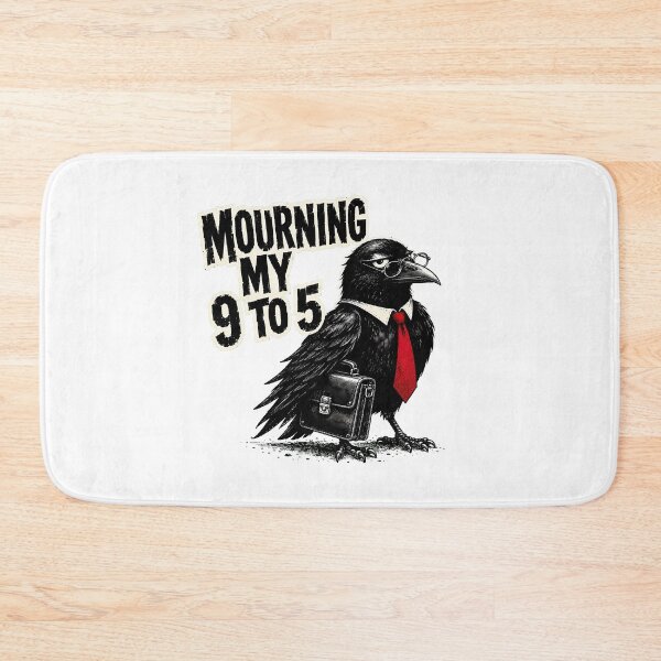 Item preview, Corporate Crow Burnout Mourning My 9 to 5 designed and sold by chattsuede.