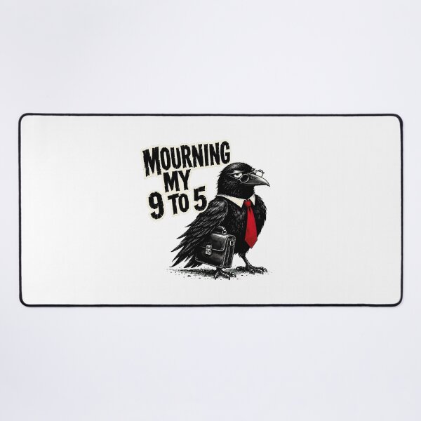 Item preview, Corporate Crow Burnout Mourning My 9 to 5 designed and sold by chattsuede.