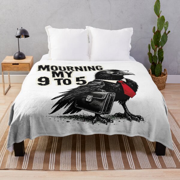 Item preview, Corporate Crow Burnout Mourning My 9 to 5 designed and sold by chattsuede.