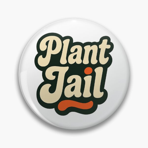 Item preview, Plant Jail Hand Stamped Nursery Typography designed and sold by Ainbowz-Artwork.
