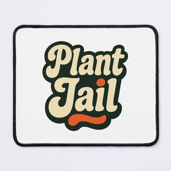 Item preview, Plant Jail Hand Stamped Nursery Typography designed and sold by Ainbowz-Artwork.