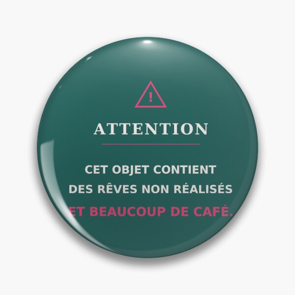 Item preview, Warning: This item contains unfulfilled dreams and a lot of coffee - Humorous quote designed and sold by VYNCERA.