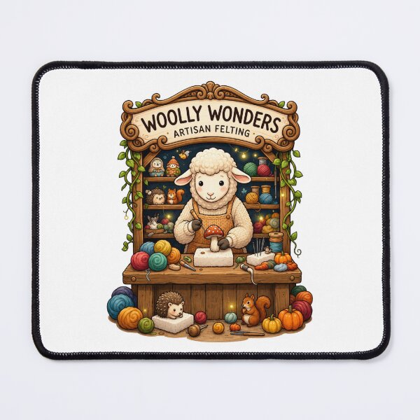 Item preview, Woolly Wonders | Artisan Sheep Felting | Cozy Woodland Needle Felting designed and sold by MrDev.