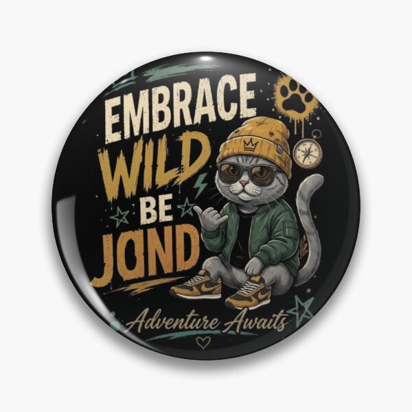 Item preview, Adventure Cat – Embrace the Wild Artwork designed and sold by Dogandesighn.
