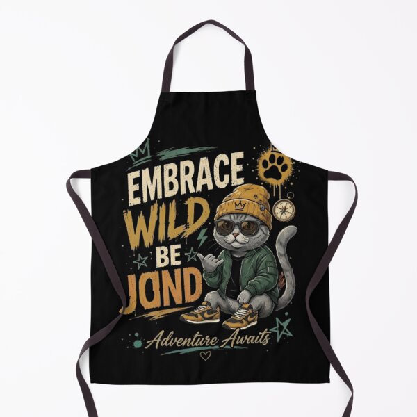 Item preview, Adventure Cat – Embrace the Wild Artwork designed and sold by Dogandesighn.