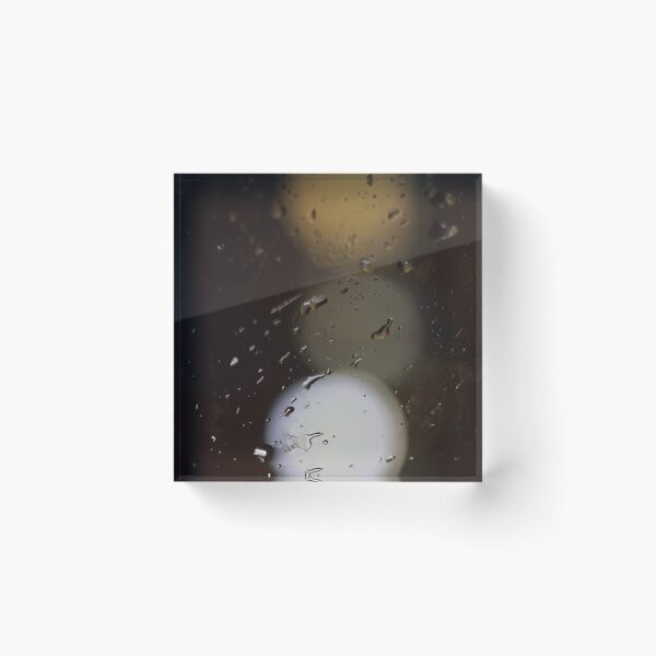 Item preview, Rain On Window Bokeh Light Photo designed and sold by photossmirnov.