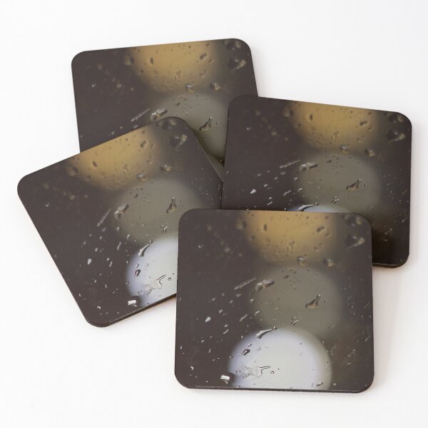 Item preview, Rain On Window Bokeh Light Photo designed and sold by photossmirnov.