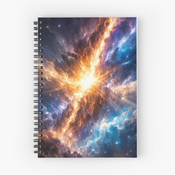 Item preview, Celestial Rift | Golden Cosmic Nebula Space Art designed and sold by OandSDesigns23.