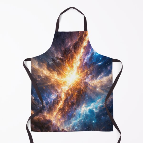 Item preview, Celestial Rift | Golden Cosmic Nebula Space Art designed and sold by OandSDesigns23.