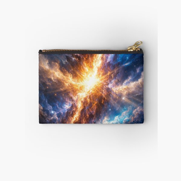 Item preview, Celestial Rift | Golden Cosmic Nebula Space Art designed and sold by OandSDesigns23.