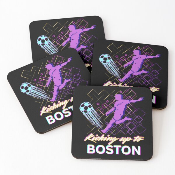 Item preview, Retro Boston Soccer 2026 - Kicking Up To Boston Pixel Art designed and sold by SunandShade.