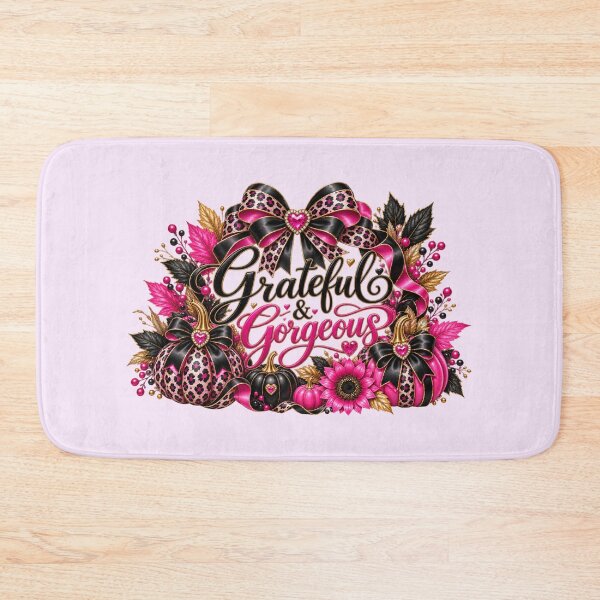 Item preview, Grateful & Gorgeous – Pink Leopard Thanksgiving Glam designed and sold by HO•Designs.