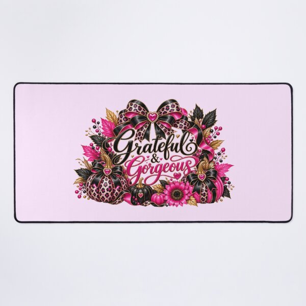 Item preview, Grateful & Gorgeous – Pink Leopard Thanksgiving Glam designed and sold by HO•Designs.