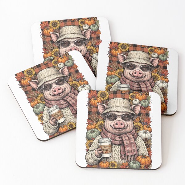 Item preview, Fall Pig Cozy Harvest designed and sold by Tiffany Roy.